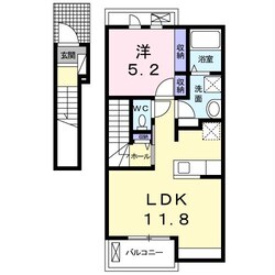 あおば公園 徒歩7分 2階の物件間取画像